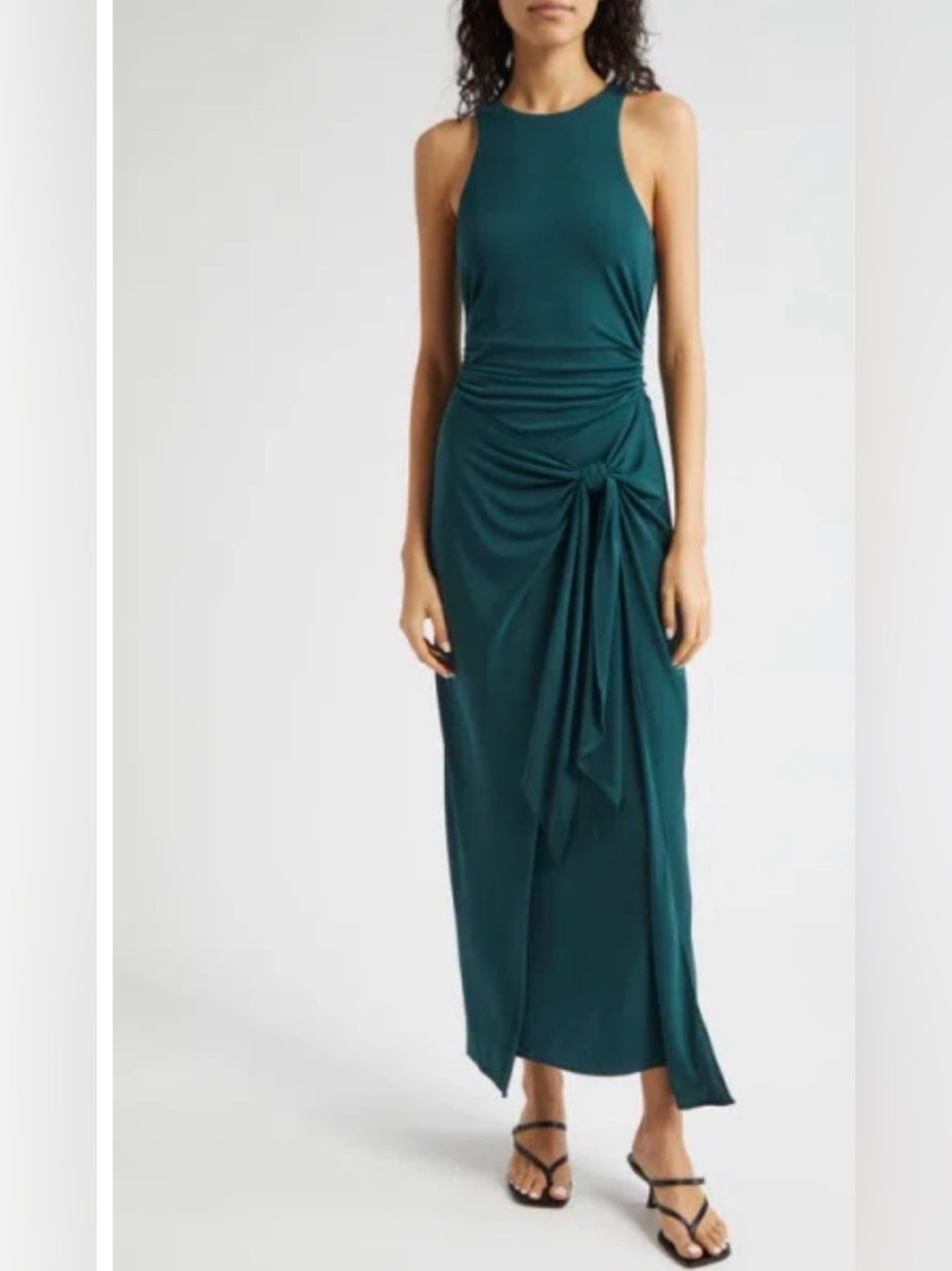 NWT Cinq A Sept Green Onyx
Andie Side Tie Dress Size 10